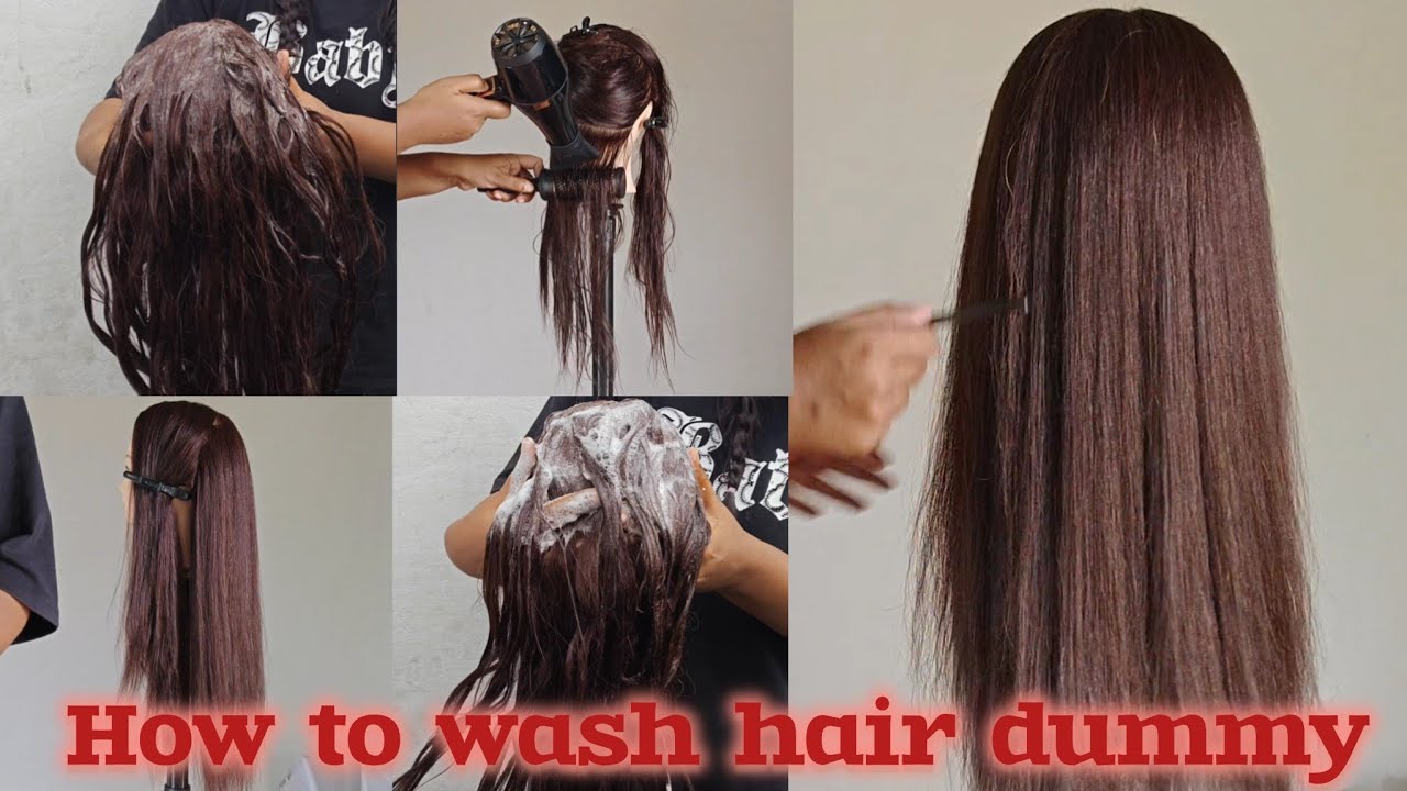 How to Wash & Dry Dummy Hair Properly | Step-by-Step Hair Mannequin Care Tutorial