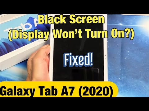 Galaxy Tab A7 (2020): How to Fix Black Screen, Display Won&rsquo;t Turn On (FIXED!)