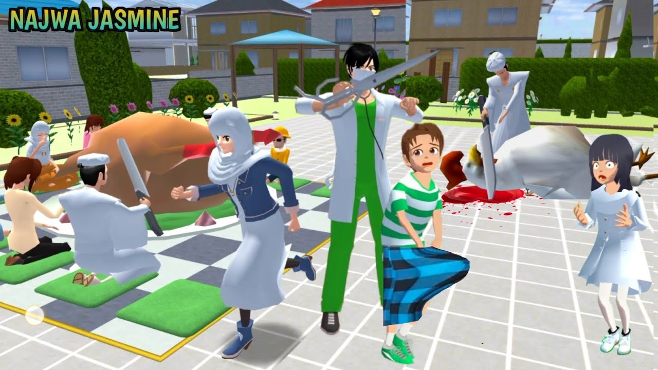 Yuta Sunat Selamatan Potong Ayam Raksasa 😁| Mio Dan Kak Sakura Undang Pak Ustadz Dan Para Tetangga²