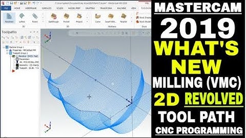 Mastercam 2019 tutorials for beginners in Hindi | Revolved tool path mastercam | Mastercam tutorials