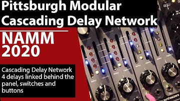 Cascading Delay Network by Pittsburgh Modular at NAMM - BBoyTechReport.com