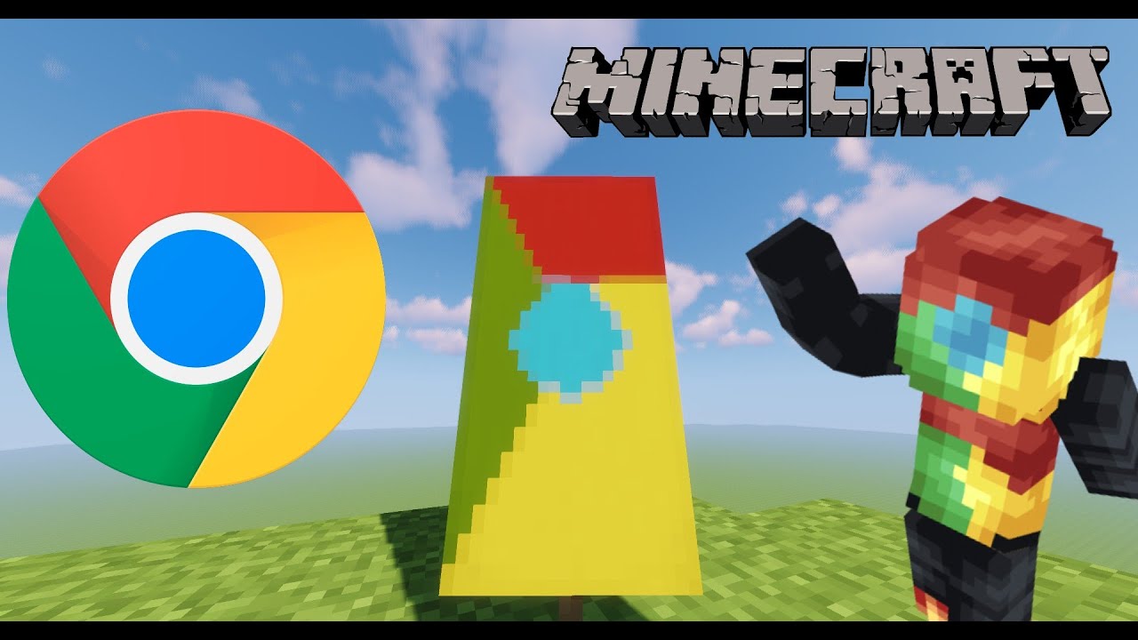 How to make a Google Chrome Banner in Minecraft! 