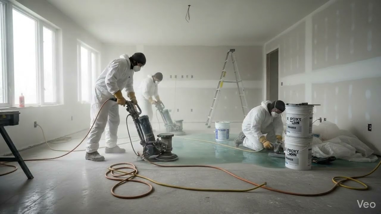 Epoxy Floor Makeover vs Hardwood Flooring for a Stunning Look