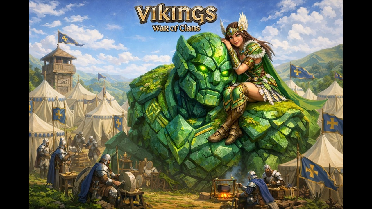 Vikings: War of Clans Голем и 300 Паладинов ?