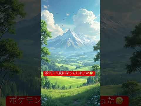 1日1作品以上　#ポケモン  #風景 #ai勉強中