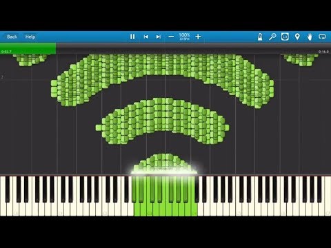 WI-FI Synthesia MIDI Art