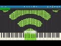 Wifi synthesia midi art