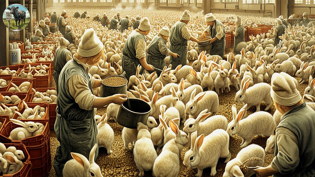 Shocking Rabbit Processing | How Rabbit is Raised and Processed in ...