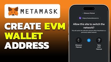 How To Create EVM Wallet Address In MetaMask | Step By Step