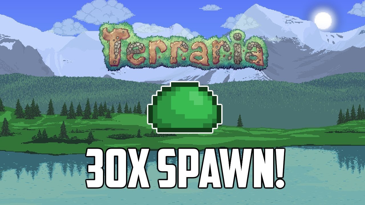 Terraria 30x SPAWN RATE for 3 MINUTES CHALLENGE! Underground Biome