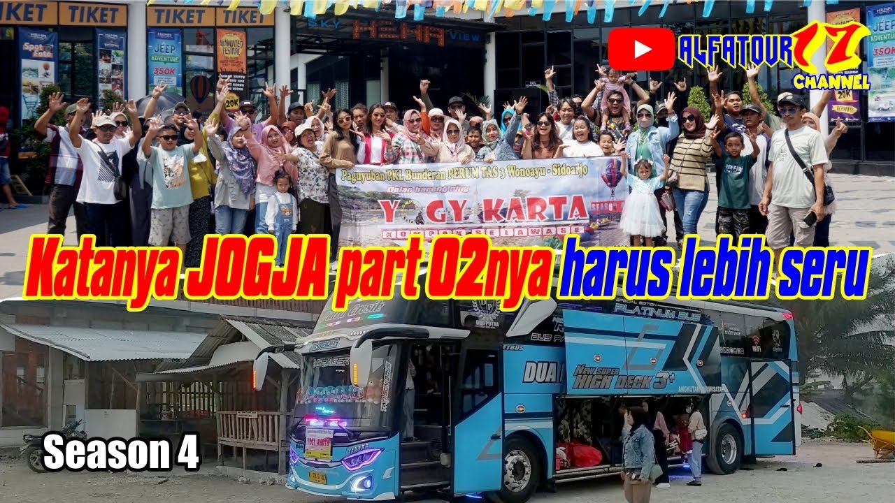 Wisata yogyakarta bareng PKL perumtas 3 Wonoayu - Sidoarjo season 4 by ALFATOUR17