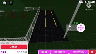 Making a park with 25k on bloxburg.