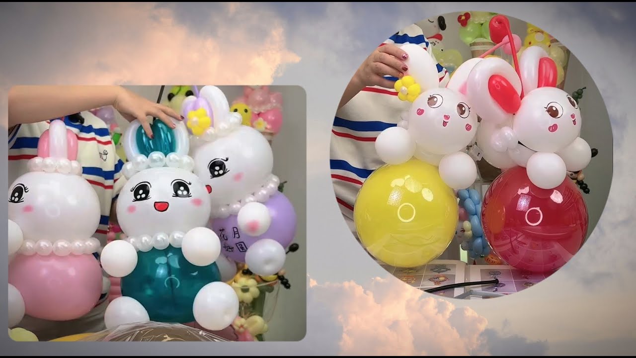 Simple Rabbit Balloon Easy-to-Operate Balloon Rabbit Design | Crafts #balloon #howtomake # ...