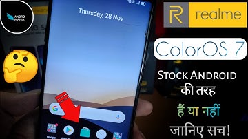 Realme ColorOS 7 Close To Stock Android?