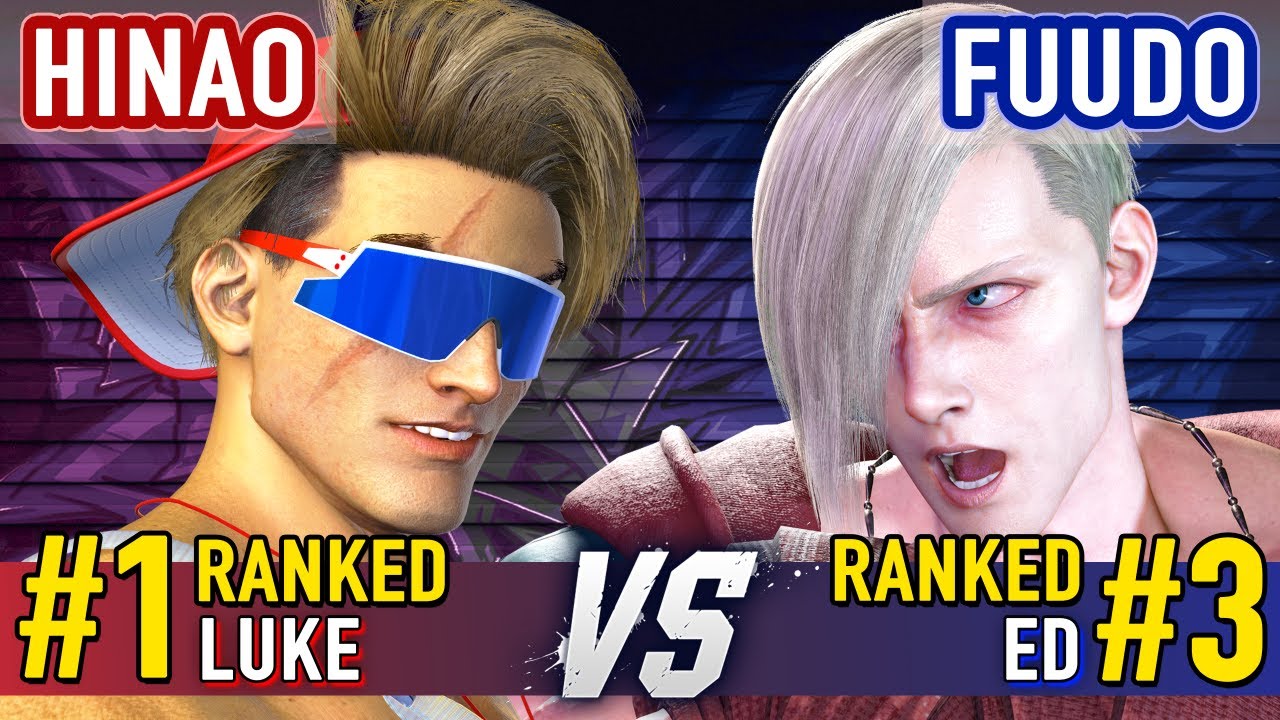 SF6 ▰ HINAO (#1 Ranked Luke) vs FUUDO (#3 Ranked Ed) ▰ Street Fighter 6 High Level Gameplay