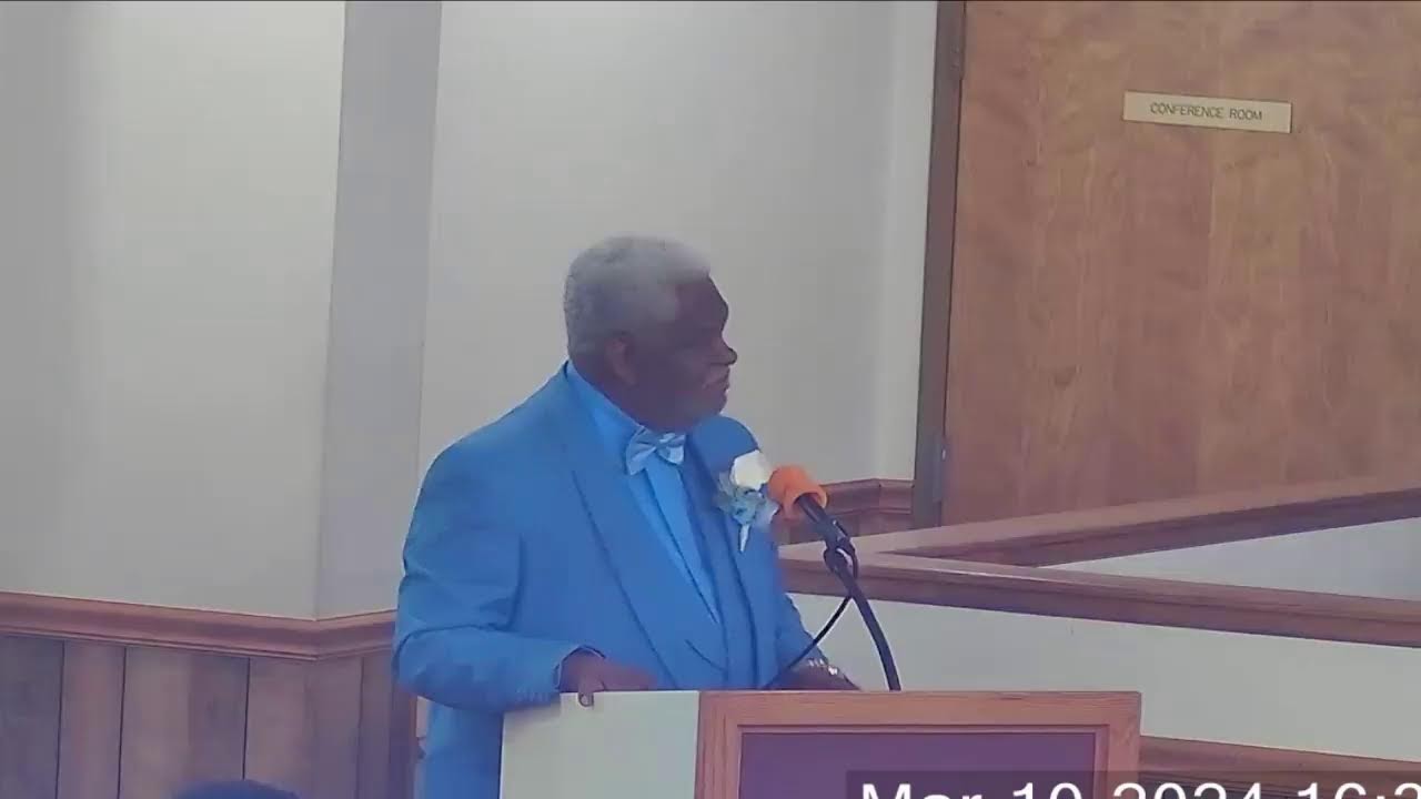 10 March 2024 Guest Speaker Reverend Sterling Hill of Cedar Grove