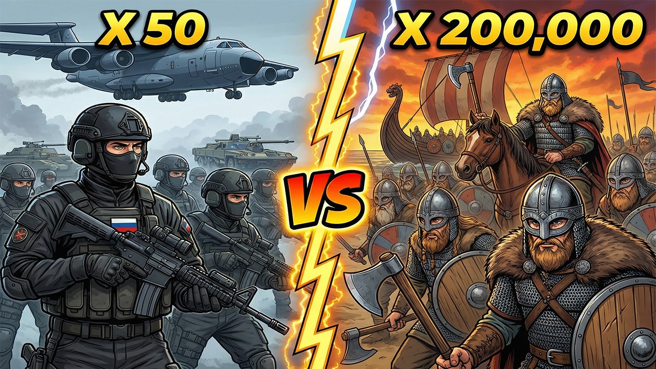 50 СПЕЦНАЗОВЦЕВ ПРОТИВ 200,000 ВИКИНГОВ