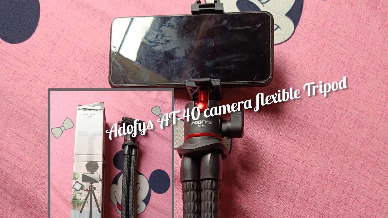 Unboxing Tripod|| Adofys At-40 camera flexible tripod 