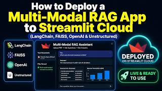 How to Deploy a Multi-Modal RAG App to Streamlit Cloud (LangChain, FAISS, OpenAI & Unstructured)