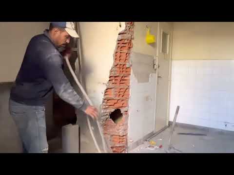 ابتكار طريقة جيدة للعمل بي ديكاجور 15 كيلو في الحائط بكل سهولة