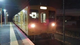 ［貴重な抵抗制御！］105系広セキU-05編成　宇部線普通　阿知須駅到着