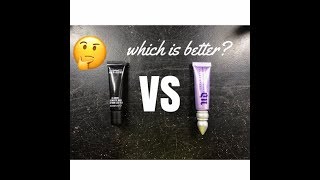 Urban Decay Eyeshadow Primer Potion VS Mac Prep Prime 24 hour eyeshadow base