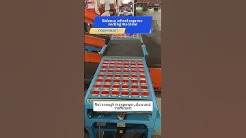 Balance wheel express sorting machine