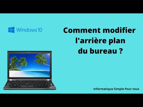 Vidéo: Comment Changer L'arrière-plan Du Bureau