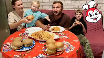 WE SURPRISED OUR KIDS WITH JOLLIBEE MENU IN RUSSIA! 