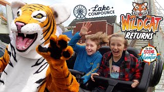 The WILDCAT Rollercoaster is BACK at Lake Compounce the Oldest Theme Park in America and we RODE it!