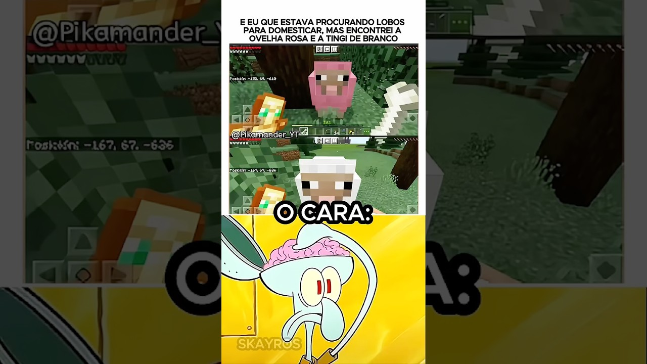 O CARA MAIS NOOB DO MINECRAFT! 💀🧠 #catmemes