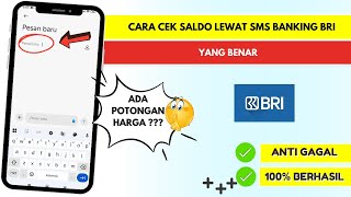 Cara Cek Saldo Lewat SMS Banking BRI yang Benar