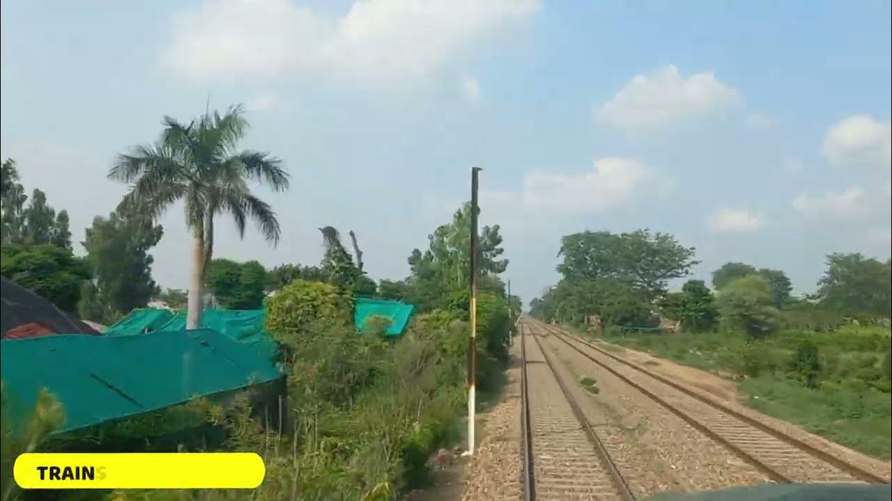 Live beautiful view of Pattoki Nurseries from Cab of ZCU leading the