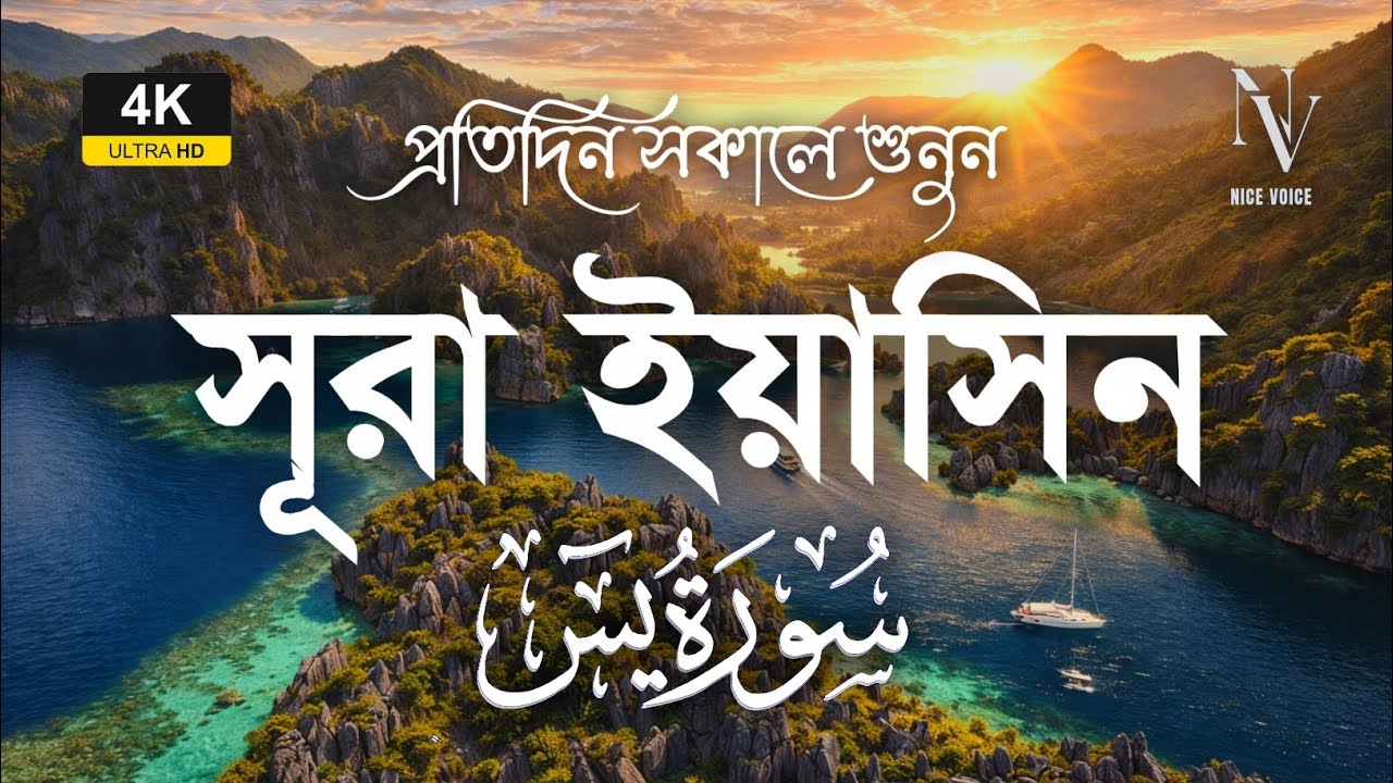 মন হবে প্রশান্ত | প্রতিদিন সকালে শুনুন সূরা ইয়াসিন | Surah Yaseen | Alaa Aqel | Nice Voice