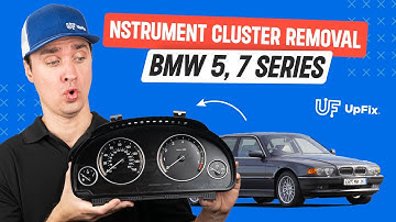 BMW Instrument Cluster Removal Instructions for 5 Series, 7 Series E38, E39, E53 Models