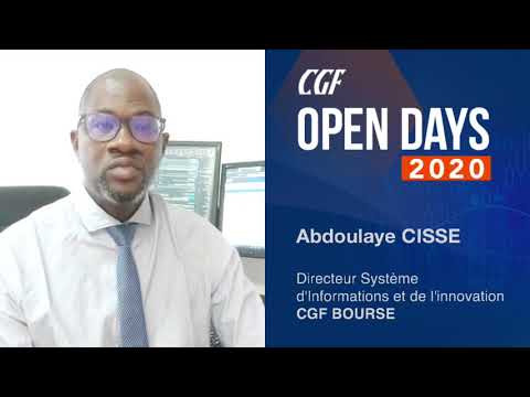 CGF OPEN DAYS 2020: DEMO CGF ACCES, Comment utiliser la plateforme de trading ?
