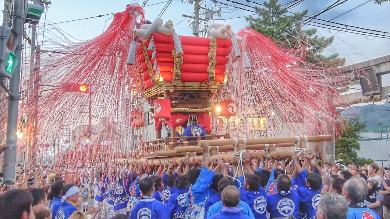 2026.7.19 【千塚】太鼓台 練り 八尾市 高安夏祭り 玉祖神社 松の馬場