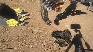 Chinese Mini Excavator: Installing the Quick Attach Coupler for the First Time