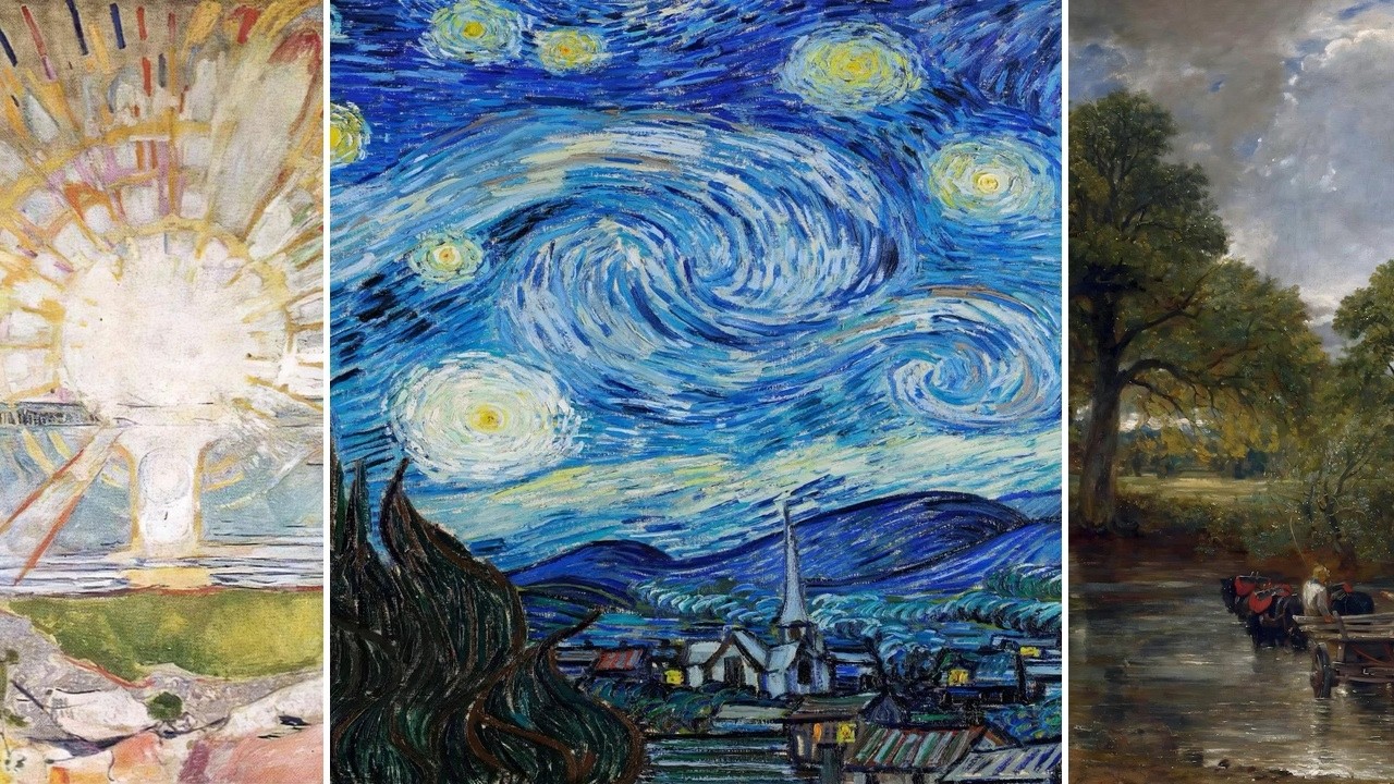 Masterpieces TV — Silent Art Gallery · September 3 Morning | van Gogh · Starry Night & others