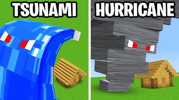 Minecraft, But Natural Disasters Get Worse...