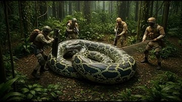 “Giant Python Attacks Deer — Brave Rescue Team Saves Life in a Heart-Stopping Jungle Mission!