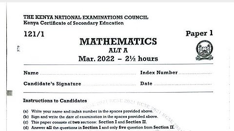 KCSE 2022 MATHS PAPER 1 MARKING SCHEME. NO.14. SIMILARITY AND ENLARGEMENT