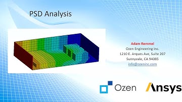 Random Vibration (PSD) Analysis Using Ansys Mechanical