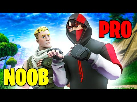 НУБ ПРОТИВ ПРО В FORTNITE
