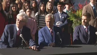 Gov. Abbott calls for Texas schools to allow TPUSA chapters or face action by state