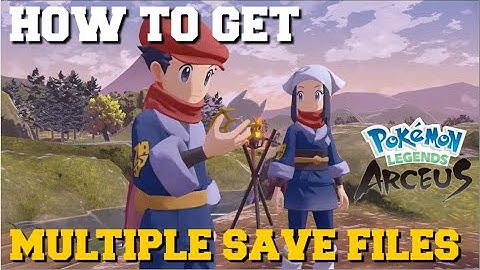 HOW TO GET MULTIPLE SAVE FILES IN POKEMON LEGENDS ARCEUS GUIDE!