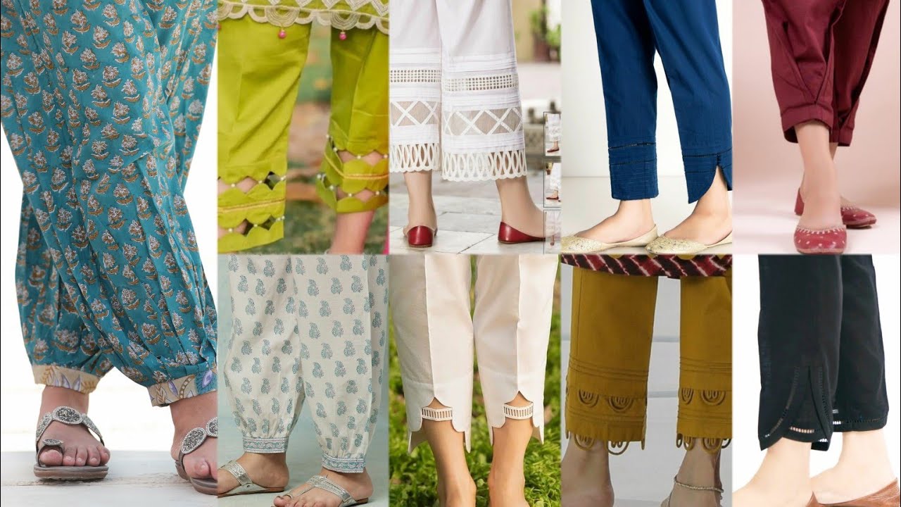 Top 20 Latest Trouser Pants Designs Salwar Styles for Women 2022