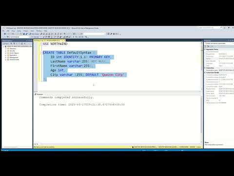 HOW SQL DEFAULT Constraint
