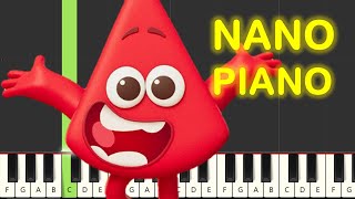 Colourblocks Theme Song Piano Tutorial