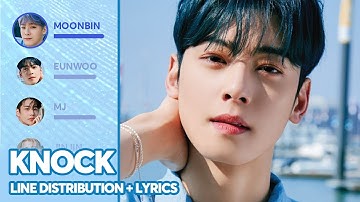 ASTRO - Knock (Line Distribution + Lyrics)